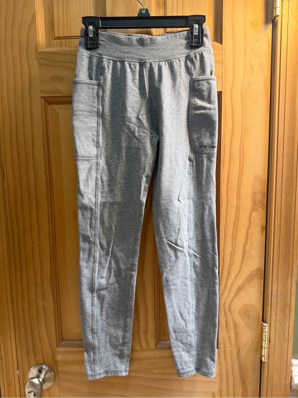 Carhartt Girls' Light Gray Knit Jogger Pants